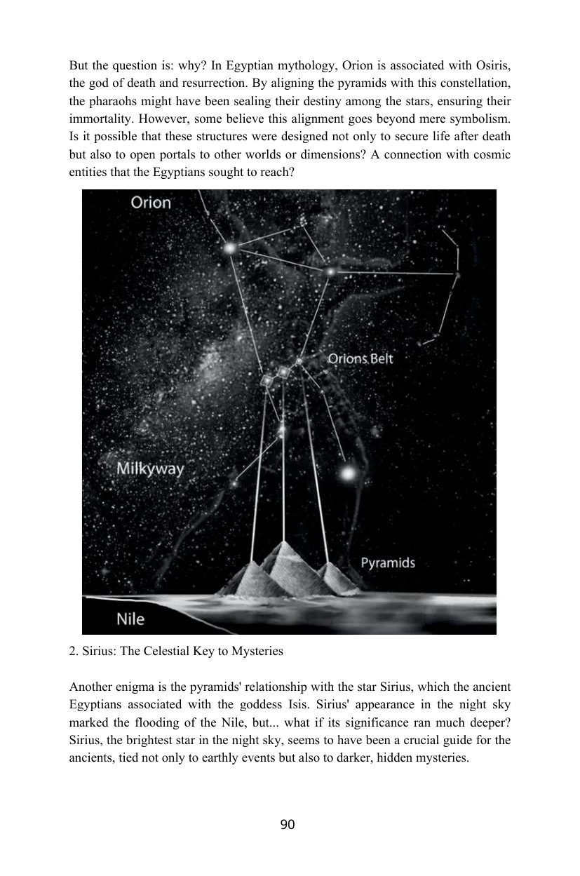 Sample page — the Giza pyramids and the Orion alignment
